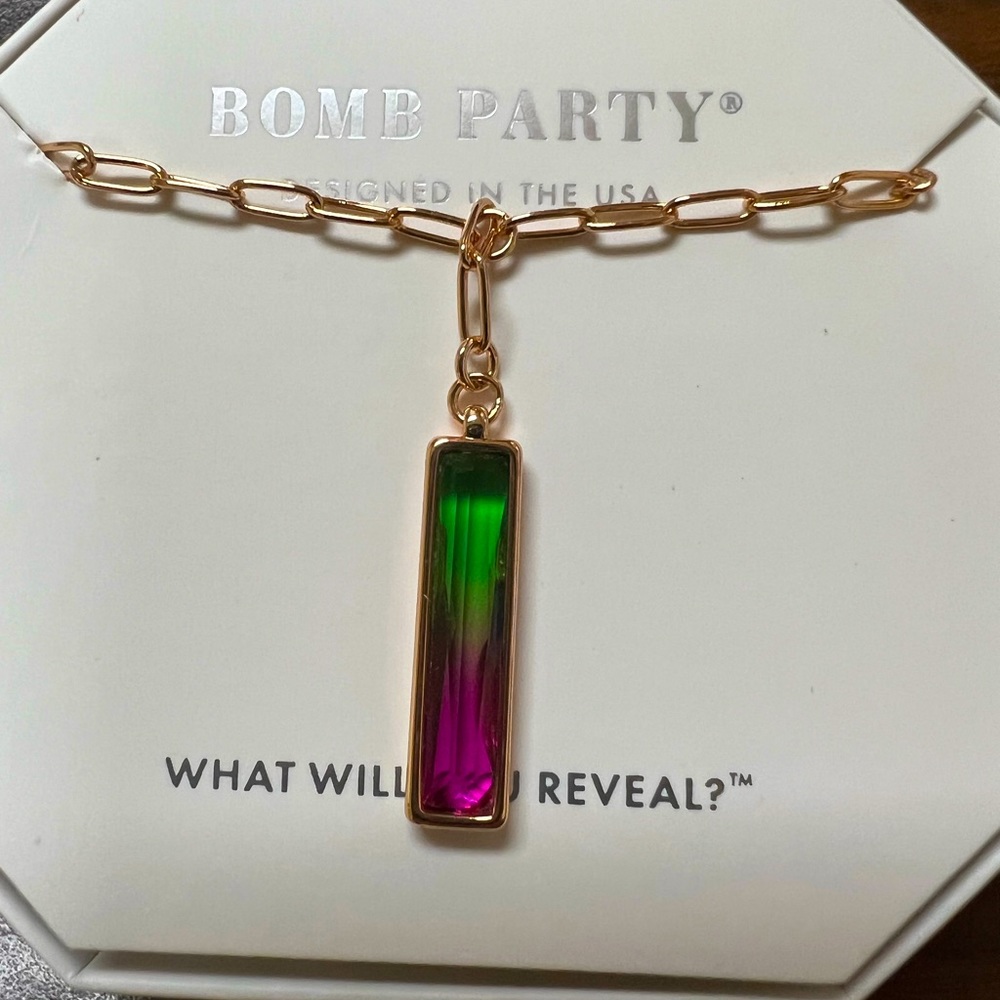 Brand new Bomb Party June 2023 necklace
